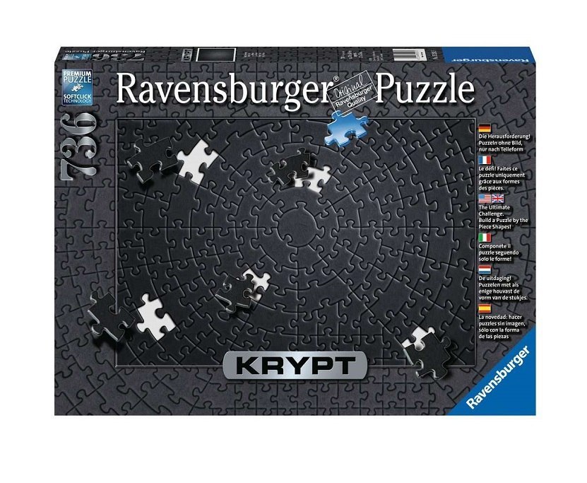 Ravensburger: Krypt Puzzle - Negro 736 piezas.